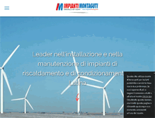 Tablet Screenshot of impiantimontaguti.com